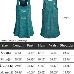 Cestyle Workout Tanks for Women, Ladies Running Exercise Clothes Boat Neck Fashion Sleeveless Sweat Wicking Jogging Activewear Hiking Performance Shirts Black Medium