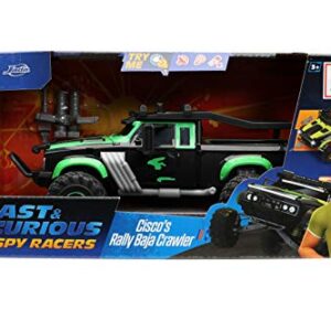 Jada Toys Fast & Furious Spy Racers 1:24 Cisco's Rally Baja Crawler Light and Sound, Toys for Kids and Adults