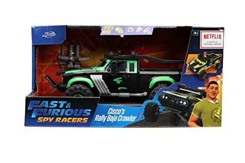 Jada Toys Fast & Furious Spy Racers 1:24 Cisco's Rally Baja Crawler Light and Sound, Toys for Kids and Adults