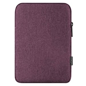 moko 12.9 inch laptop sleeve case fits ipad pro 12.9 m2 2022/2021/2020, galaxy tab s8+/s9+ 12.4 2022/2023, surface laptop go 12.4", polyester bag fit with apple pencil and smart keyboard, purple