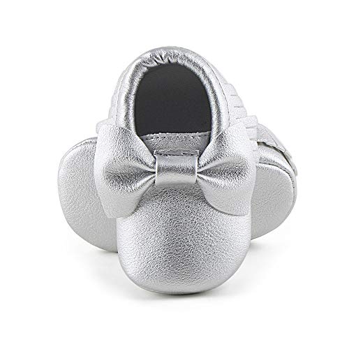 CENCIRILY Infant Baby Fringe Moccasin Slipper Boys Girls Tassel Suede Leather Toddler Sneakers Soft Sole First Walking Loafers Crib Shoes