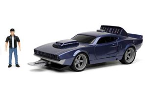 jada toys fast & furious spy racers 1:16 tony's ion thresher light and sound car with figure, toys for kids and adults