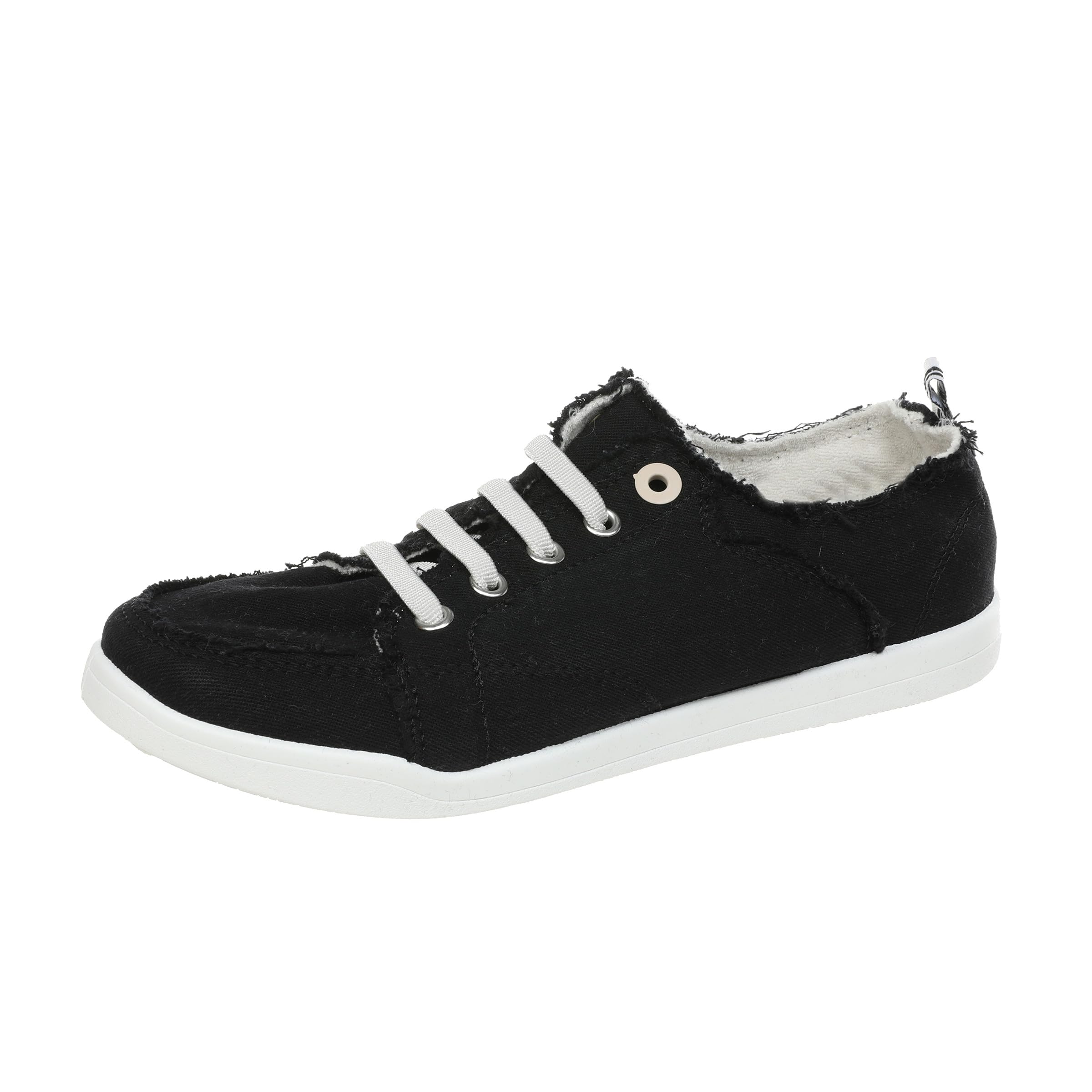 Vionic Pismo Women's Casual Supportive Sneaker Black Canvas - 8.5 Medium