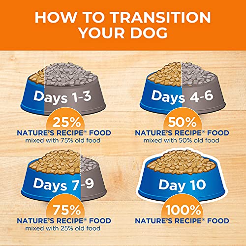 Nature’s Recipe Adult Dry Dog Food, Chicken & Rice Recipe, 4 Pound Bag