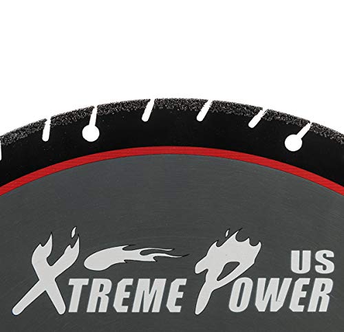 XtremepowerUS 3200W Electric Power Disc Cutter Circular Demo Saw For Wet/Dry Concrete Guide Roller Cut Off, 16"