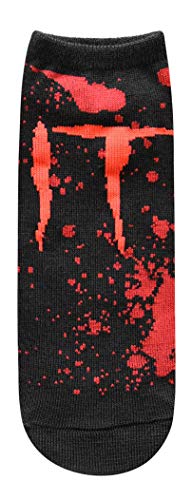 Hyp IT Movie Pennywise You'll Float Too Stephen King Juniors/Womens 5 Pack Ankle Socks