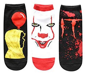 Hyp IT Movie Pennywise You'll Float Too Stephen King Juniors/Womens 5 Pack Ankle Socks