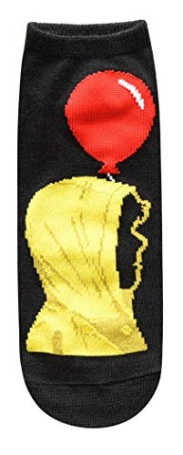 Hyp IT Movie Pennywise You'll Float Too Stephen King Juniors/Womens 5 Pack Ankle Socks