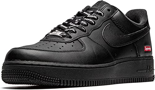 Nike Mens Air Force 1 Low CU9225 001 Supreme - Mini Box Logo Black - Size 9