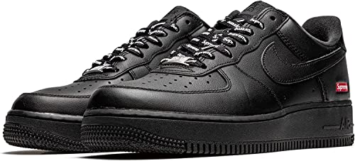 Nike Mens Air Force 1 Low CU9225 001 Supreme - Mini Box Logo Black - Size 9