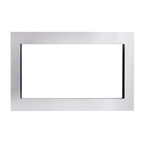 Unknown1 30 in. Stainless Steel Microwave Oven Built-in Trim Kit Silver Finish