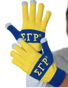 sigma gamma rho knit texting gloves