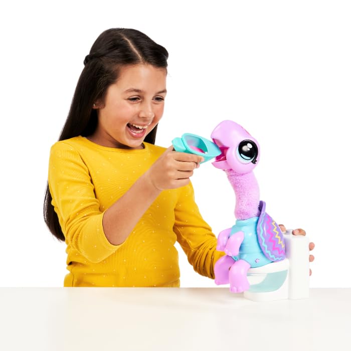 Little Live Pets - Gotta Go Turdle | Interactive Plush Rainbow Turtle That Wiggles, Poops, and Talks. Reusable Food. Batteries Included. for Ages 4+