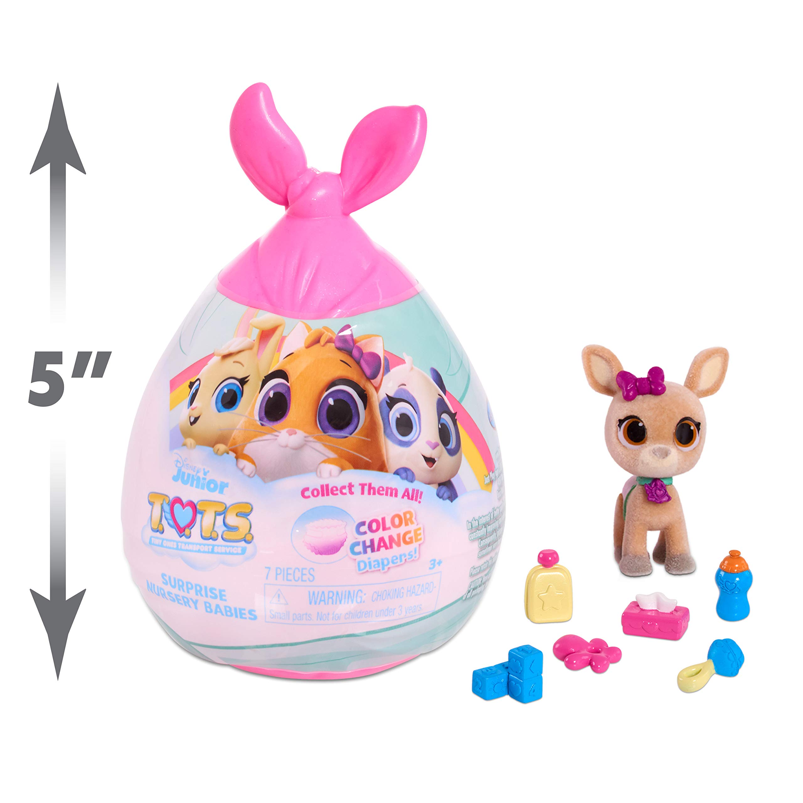 Disney Jr T.O.T.S. Surprise Nursery Babies, Series 2, Officially Licensed Kids Toys for Ages 3 Up by Just Play