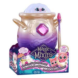 Magic Mixies Magical Misting Cauldron with Interactive 8 inch Pink Plush Toy and 50+ Sounds and Reactions