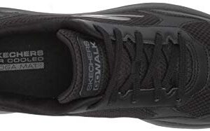 Skechers mens Gowalk Max-athletic Workout Walking Shoe With Air Cooled Foam Sneaker, Black 2, 13 X-Wide US