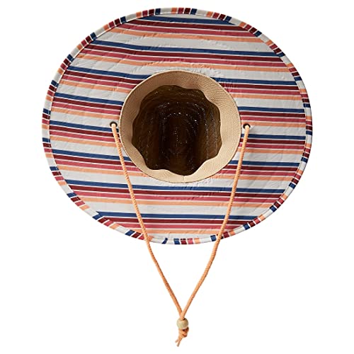 Roxy womens Tomboy Straw Sun Hat, Snow White Confiti Exc, Small-Medium US