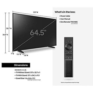 SAMSUNG 65-Inch Class QLED Q60A Series - 4K UHD Dual LED Quantum HDR Smart TV with Alexa Built-in (QN65Q60AAFXZA, 2021 Model)