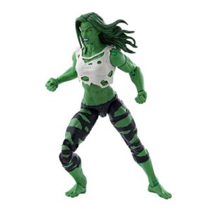 marvel hasbro legends series avengers 6-inch scale she-hulk figure and 3 accessories for kids age 4 and up