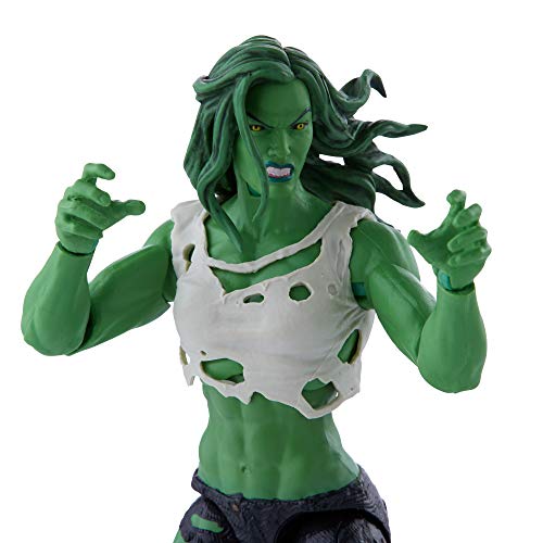 Marvel Hasbro Legends Series Avengers 6-inch Scale She-Hulk Figure and 3 Accessories for Kids Age 4 and Up