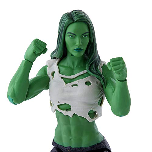 Marvel Hasbro Legends Series Avengers 6-inch Scale She-Hulk Figure and 3 Accessories for Kids Age 4 and Up