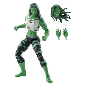Marvel Hasbro Legends Series Avengers 6-inch Scale She-Hulk Figure and 3 Accessories for Kids Age 4 and Up