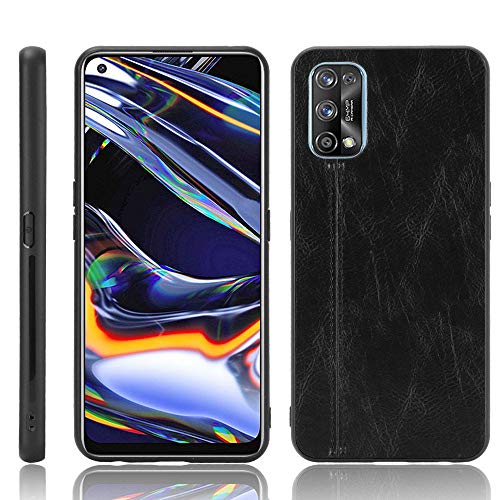 Case Suitable for Oppo Realme 7 Pro,Leather Style Cellphone case Rugged Shield 360°Protect Your Phone Retro Color Shell Case for Oppo Realme 7 Pro