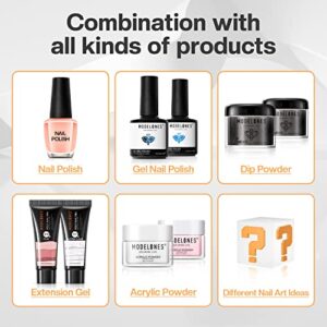 modelones Gel Top Coat and Base Coat With Nail Primer, 3Pcs No Wipe Base and top coat Gel Nail Polish Nail Bond Primer, 10ml New Upgraded Formula Long-Lasting Gel Nail kit