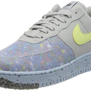 Nike Women's Air Force 1 Crater Basketball Shoe, Pure Platinum Barely Volt Summit White, 4 UK