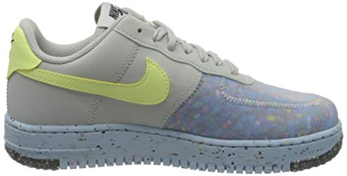 Nike Women's Air Force 1 Crater Basketball Shoe, Pure Platinum Barely Volt Summit White, 4 UK