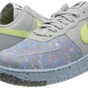 Nike Women's Air Force 1 Crater Basketball Shoe, Pure Platinum Barely Volt Summit White, 4 UK