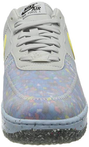 Nike Women's Air Force 1 Crater Basketball Shoe, Pure Platinum Barely Volt Summit White, 4 UK