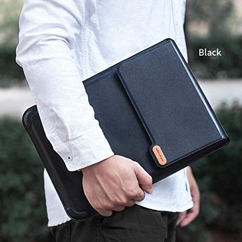 Nillkin 15.6 inch Laptop Sleeve Case Laptop Stand Adjustable, Computer Shock Resistant Bag with Mouse Pad for MacBook Pro 16"/15" 15.6" Dell Lenovo HP Asus Acer Samsung Chromebook Computer,Black