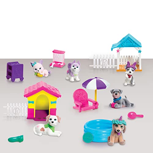 Barbie Pets Dreamhouse Pet Surprise Playset, Includes 6 Pets, Two Pet Homes, and Over 15 Accessories, Kids Toys for Ages 3 Up, Amazon Exclusive