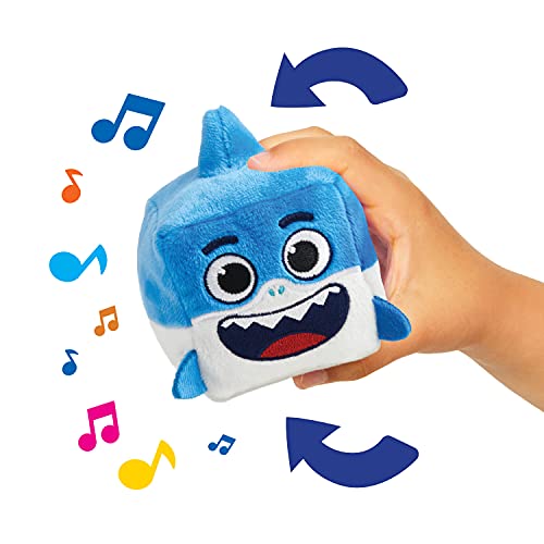 Baby Shark's Big Show! Song Cube – Singing Baby Shark Plush – Stuffed Animal Toys for Toddlers - Blue