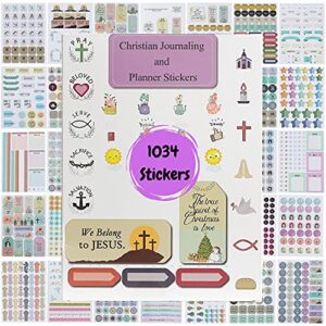 Mr. Pen- Christian Journaling Stickers, 31 Sheets, 1034 pcs, Christian Stickers for Planners and Journals, Christian Stickers, Religious Stickers, Bible Journaling Stickers, Bible Journaling Supplies