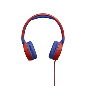JBL JR 310 - Kids On-Ear Headphones (Red/Blue), Small