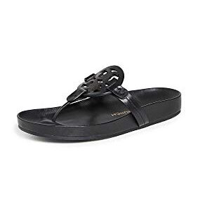 Tory Burch Women's Miller Cloud Sandals, Perfect Black, 8 Medium US