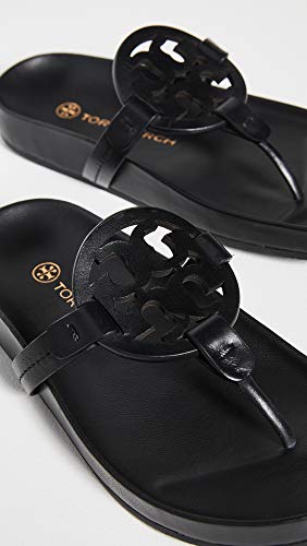 Tory Burch Women's Miller Cloud Sandals, Perfect Black, 8 Medium US