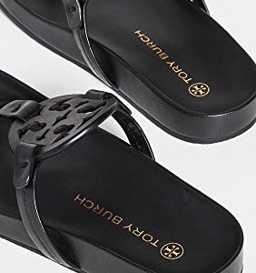 Tory Burch Women's Miller Cloud Sandals, Perfect Black, 8 Medium US