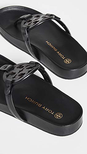 Tory Burch Women's Miller Cloud Sandals, Perfect Black, 8 Medium US