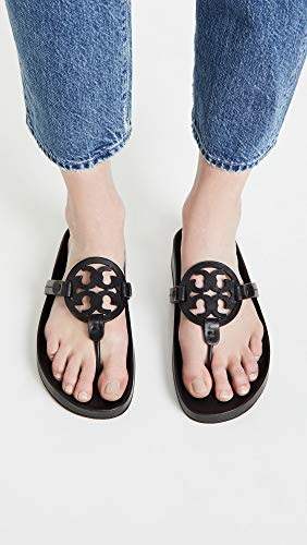 Tory Burch Women's Miller Cloud Sandals, Perfect Black, 8 Medium US