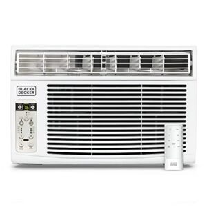 black+decker bd10wt6 window air conditioner with remote control, 10000 btu, cools up to 450 square feet, white