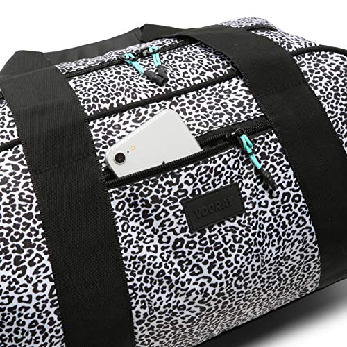 Vooray 23L Burner Gym Duffel Bag – Travel Athletic Bag for Gym, Sports, Workouts, Leopard