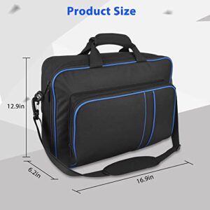 Carrying Case for PS5, Travel Bag Compatible with Playstation 5 Console and PS5 Digital Edition, Protective Organizer Storage Shell Case for Playstation Controller, Gaming Headset Accessories