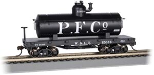 bachmann trains - old-time tank car - wheeling & lake erie #129 - ho scale,silver