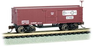 bachmann trains - old-time box car - b&o® - n scale,silver