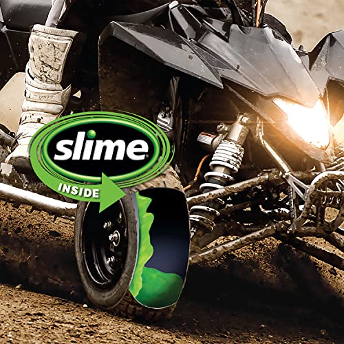 Slime 10194 Tire and Tube Sealant, Puncture Repair, 2-in-1, Prevent and Repair Flat Tires, for ATVs, UTVs, Lawn Mowers, Tractors, Trailers, Eco-Friendly, 32oz bottle