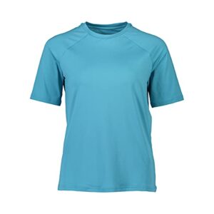poc reform enduro light t-shirt - women's light basalt blue, xl