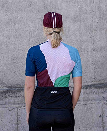 POC, Women's Essential Road Print Jersey, Color Splashes Multi Opal/Basalt, LRG